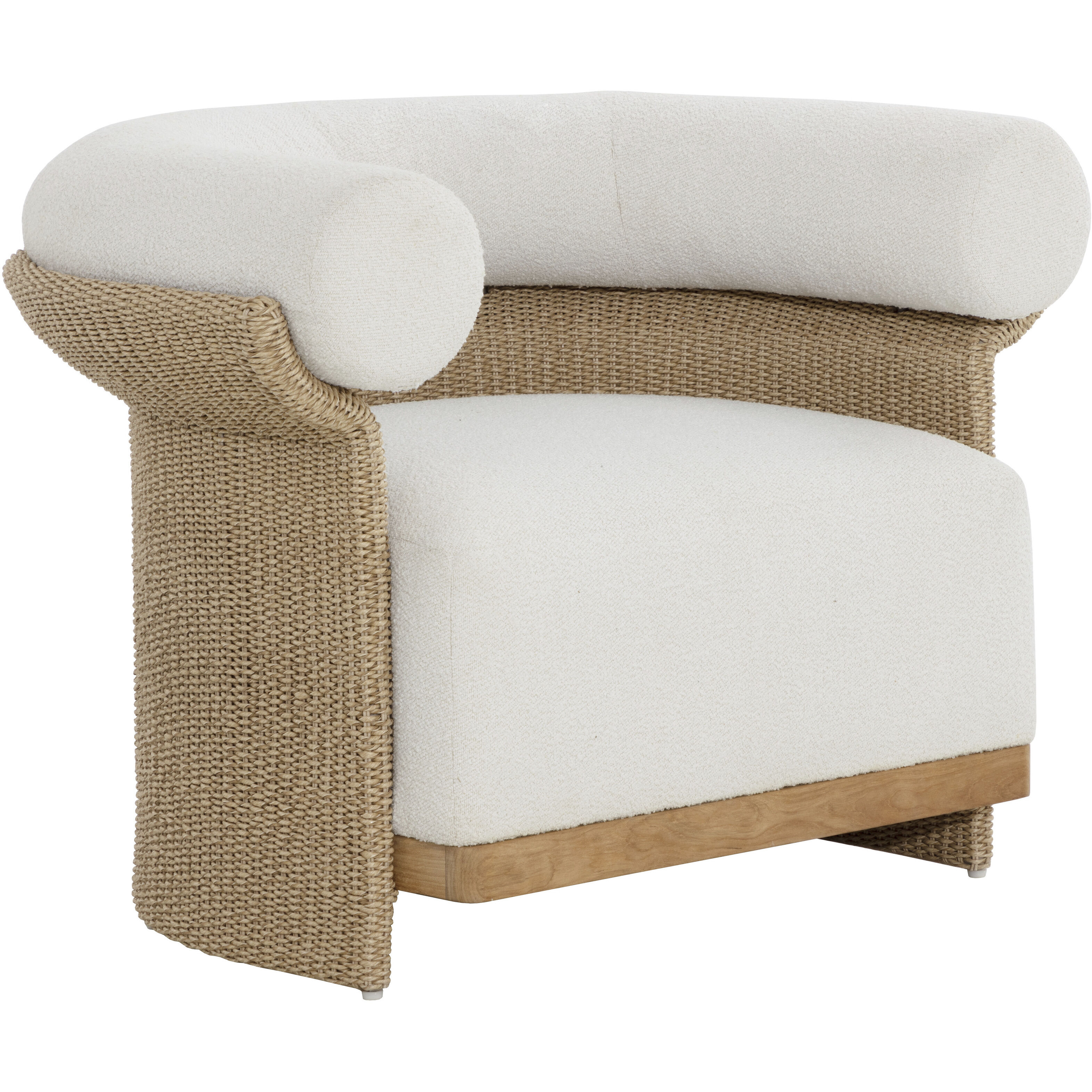 Asos Louis Cream Outdoor Lounge Chair